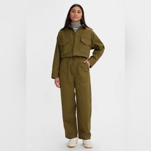 Levi’s Baggy Surplus Jumpsuit in Dark Olive (S)